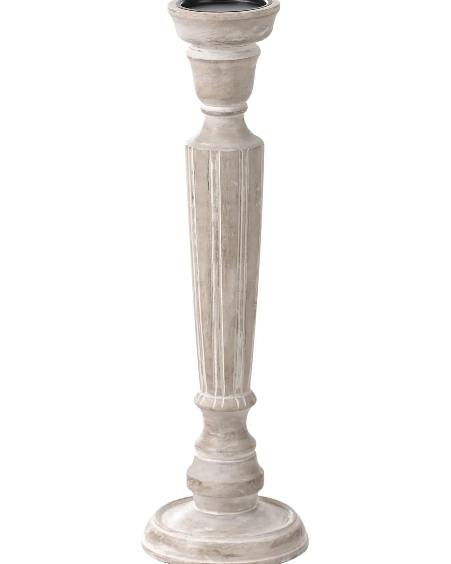 Lysestage MALLAWI Mangotræ 50 cm Lysebrun