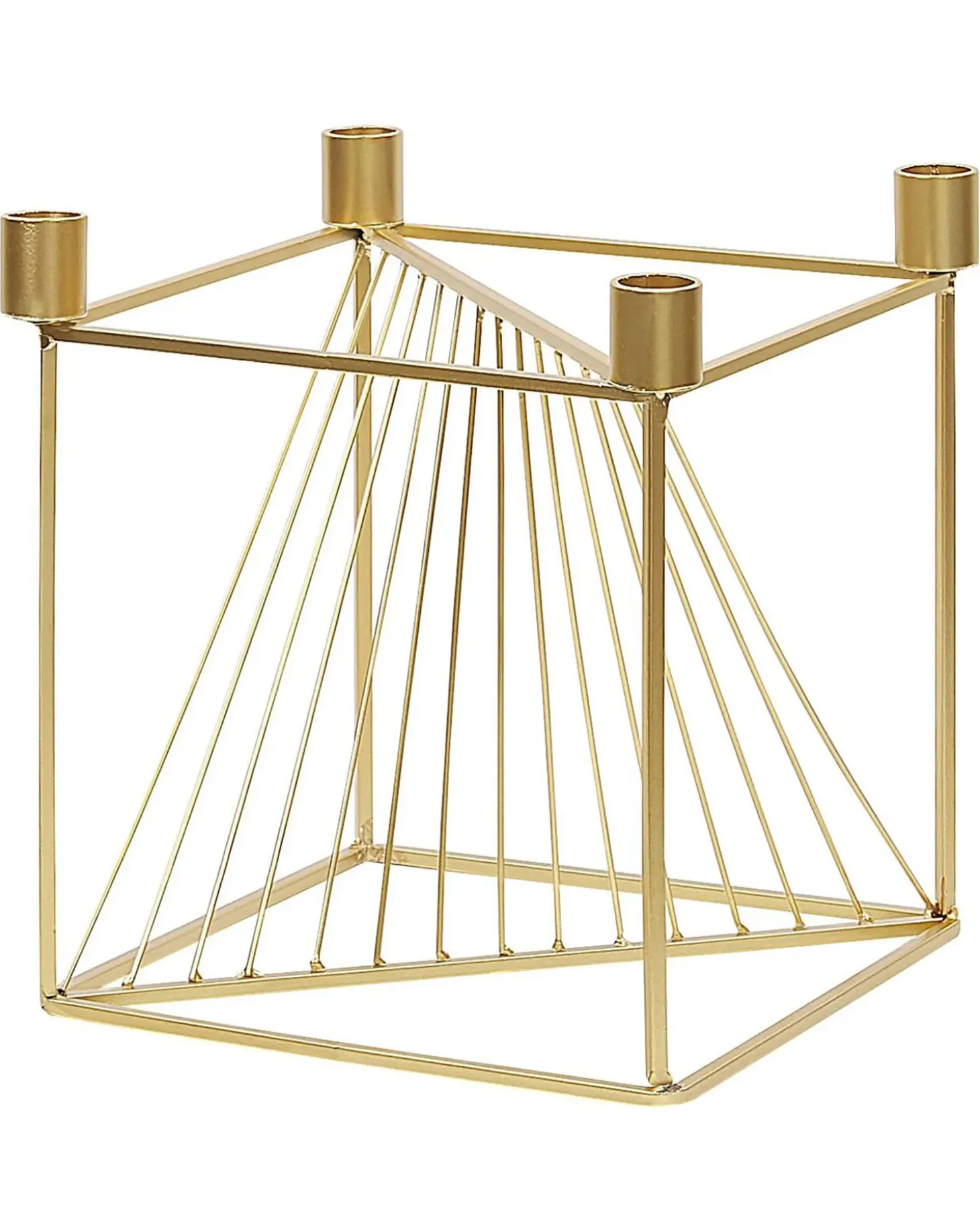 Lysestage MINDORO Metal 23 cm Guld