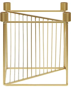 Lysestage MINDORO Metal 23 cm Guld