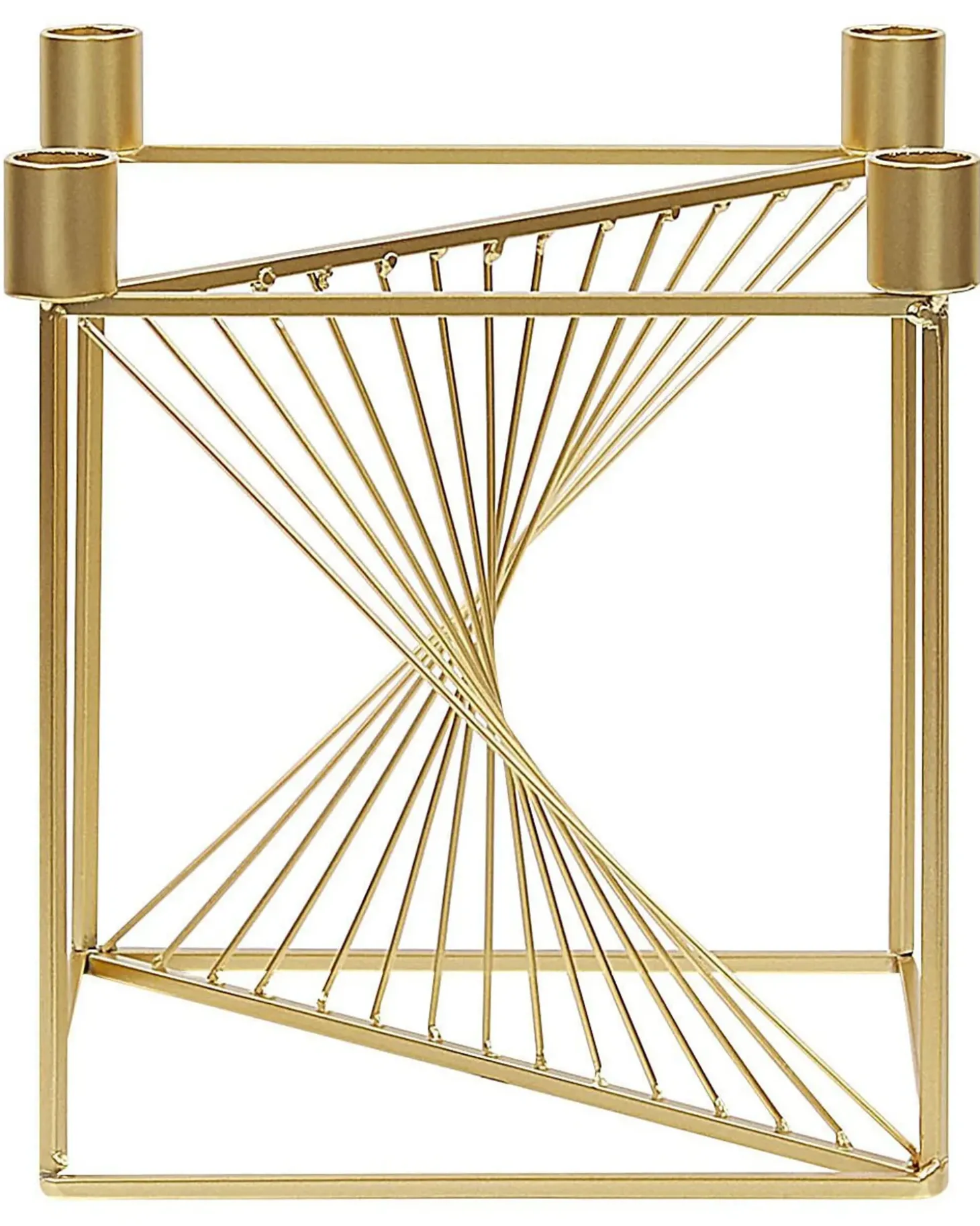 Lysestage MINDORO Metal 23 cm Guld