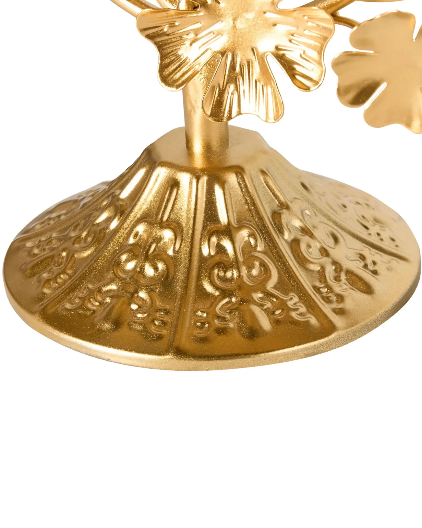 Lysestage RAMADA Metal 25 cm Guld
