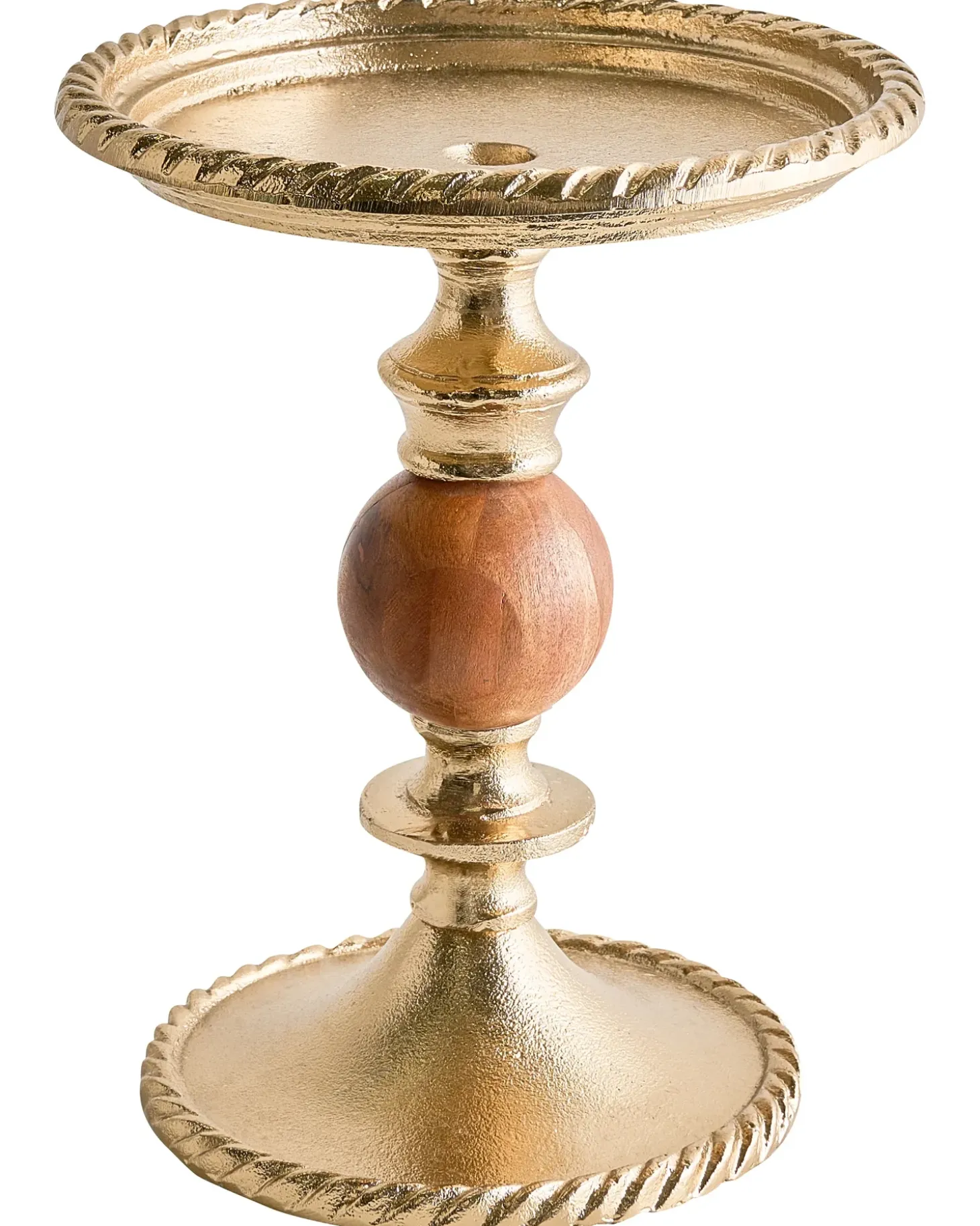 Lysestage VODNO Metal 31 cm Guld
