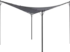 Lysthus AVENTINE Metal 300 cm 300 cm Mørkegrå