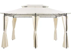 Lysthus COLOS Metal 400 cm 300 cm Beige