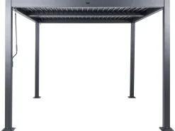 Lysthus FORNOLI Metal 296 cm 296 cm Sort