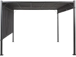 Lysthus LED PARGA Metal 310 cm 310 cm Mørkegrå