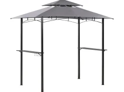 Lysthus NARO Metal 240 cm 148 cm Grå