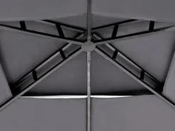 Lysthus NARO Metal 240 cm 148 cm Grå