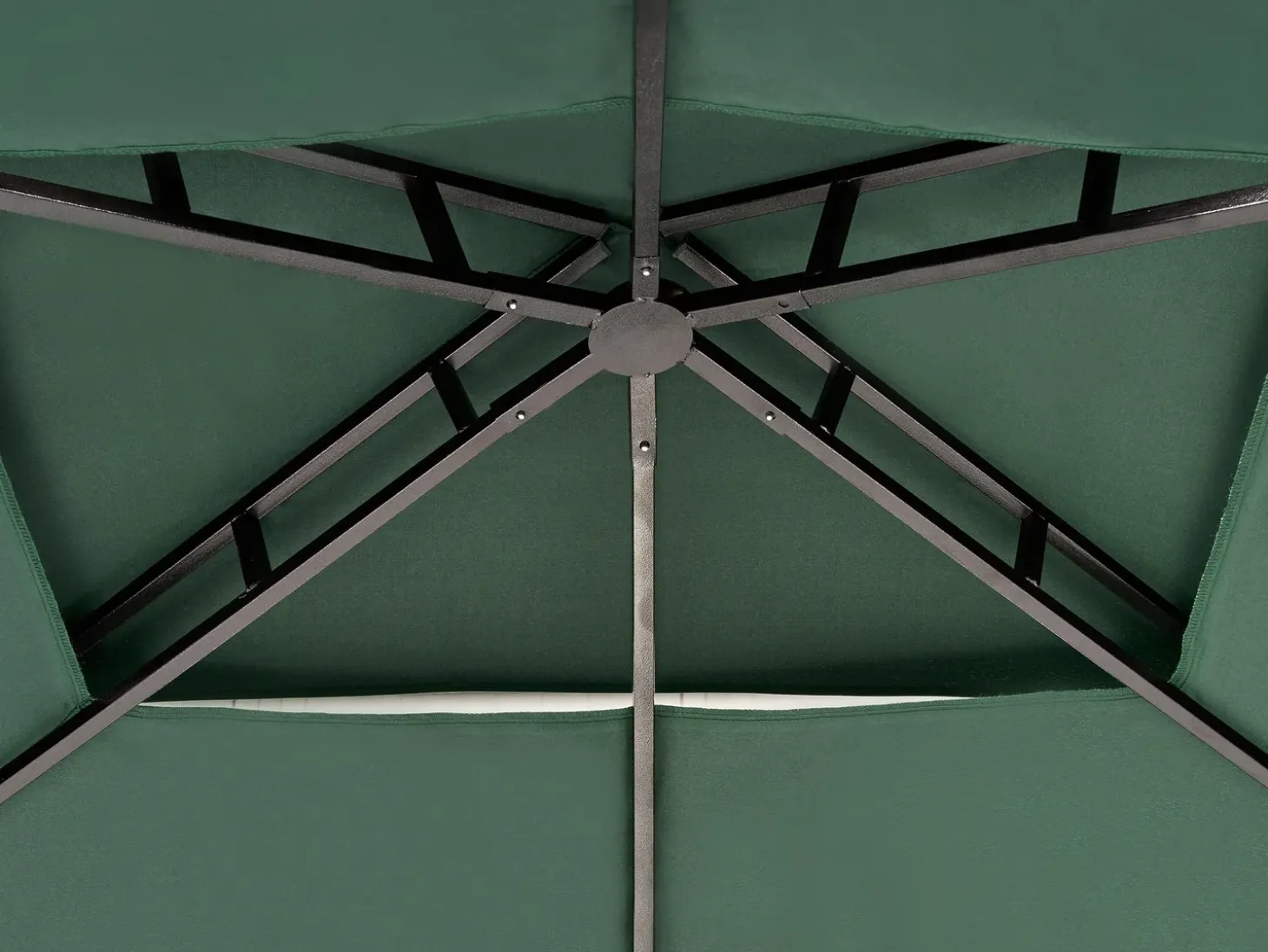 Lysthus NARO Metal 240 cm 148 cm Mørkegrøn