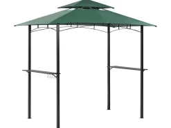 Lysthus NARO Metal 240 cm 148 cm Mørkegrøn