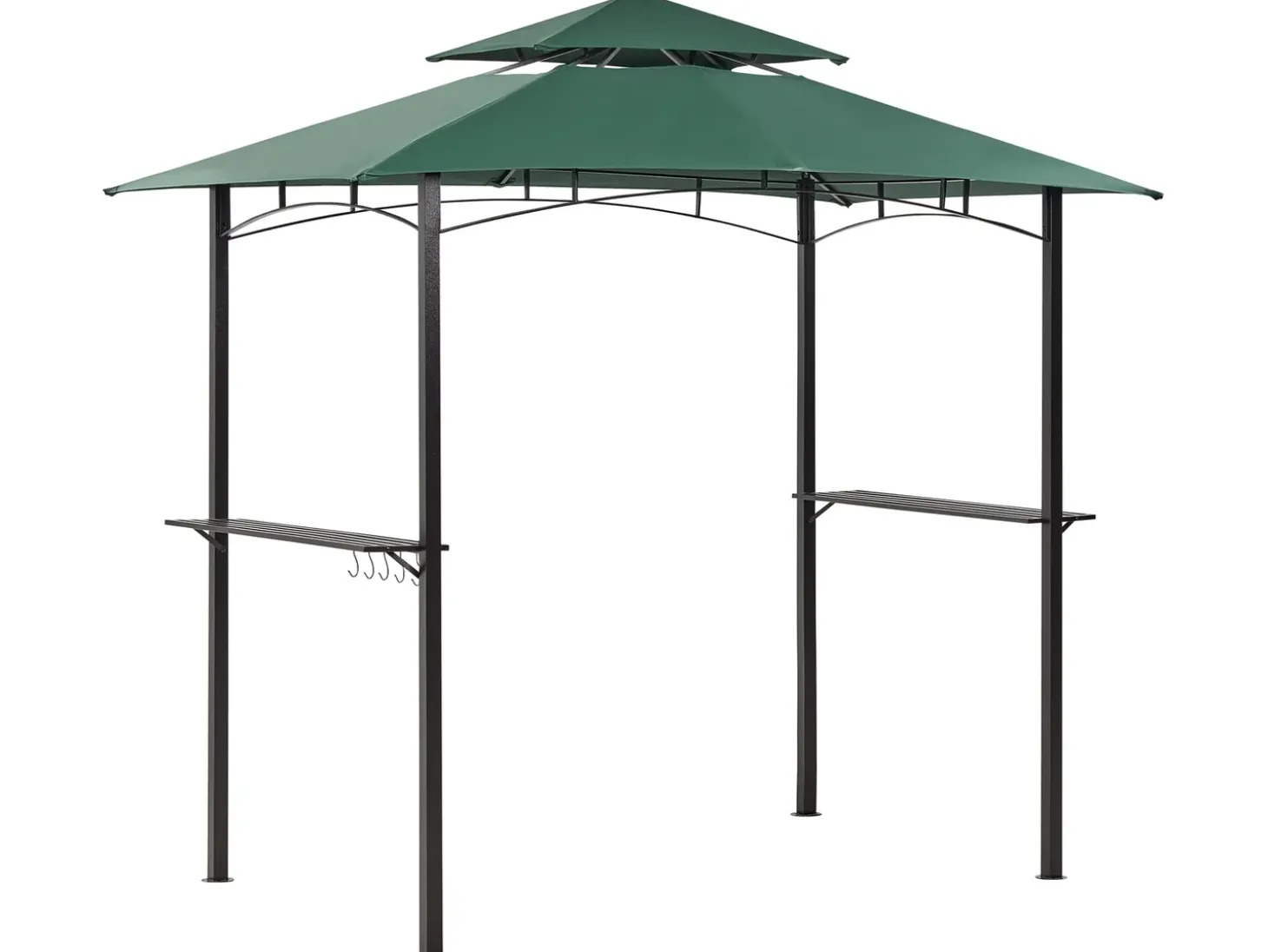 Lysthus NARO Metal 240 cm 148 cm Mørkegrøn