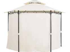 Lysthus PORTEL Metal 350 cm 350 cm Beige