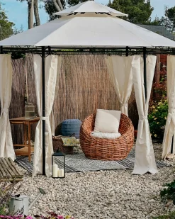Lysthus PORTEL Metal 350 cm 350 cm Beige