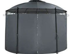 Lysthus SAFARA Metal 368 cm 368 cm Grafit