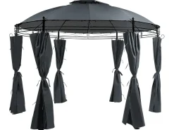 Lysthus SAFARA Metal 368 cm 368 cm Grafit