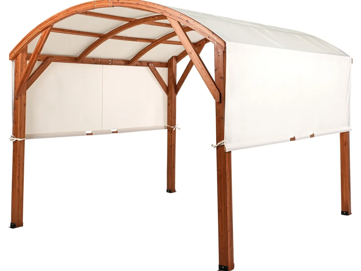 Lysthus SCOPELLO Ædelgran 303 cm 300 cm Brun/beige