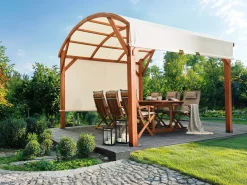 Lysthus SCOPELLO Ædelgran 303 cm 300 cm Brun/beige
