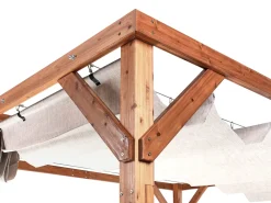 Lysthus VILLAROSA Ædelgran 320 cm 380 cm Brun/beige