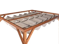 Lysthus VILLAROSA Ædelgran 320 cm 380 cm Brun/beige