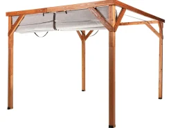 Lysthus VILLAROSA Ædelgran 320 cm 380 cm Brun/beige