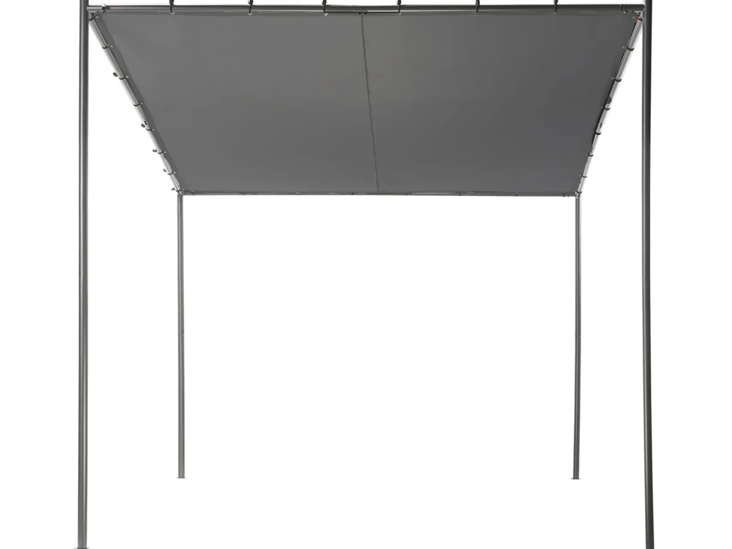 Lysthus VIMINO Metal 282 cm 294 cm Mørkegrå