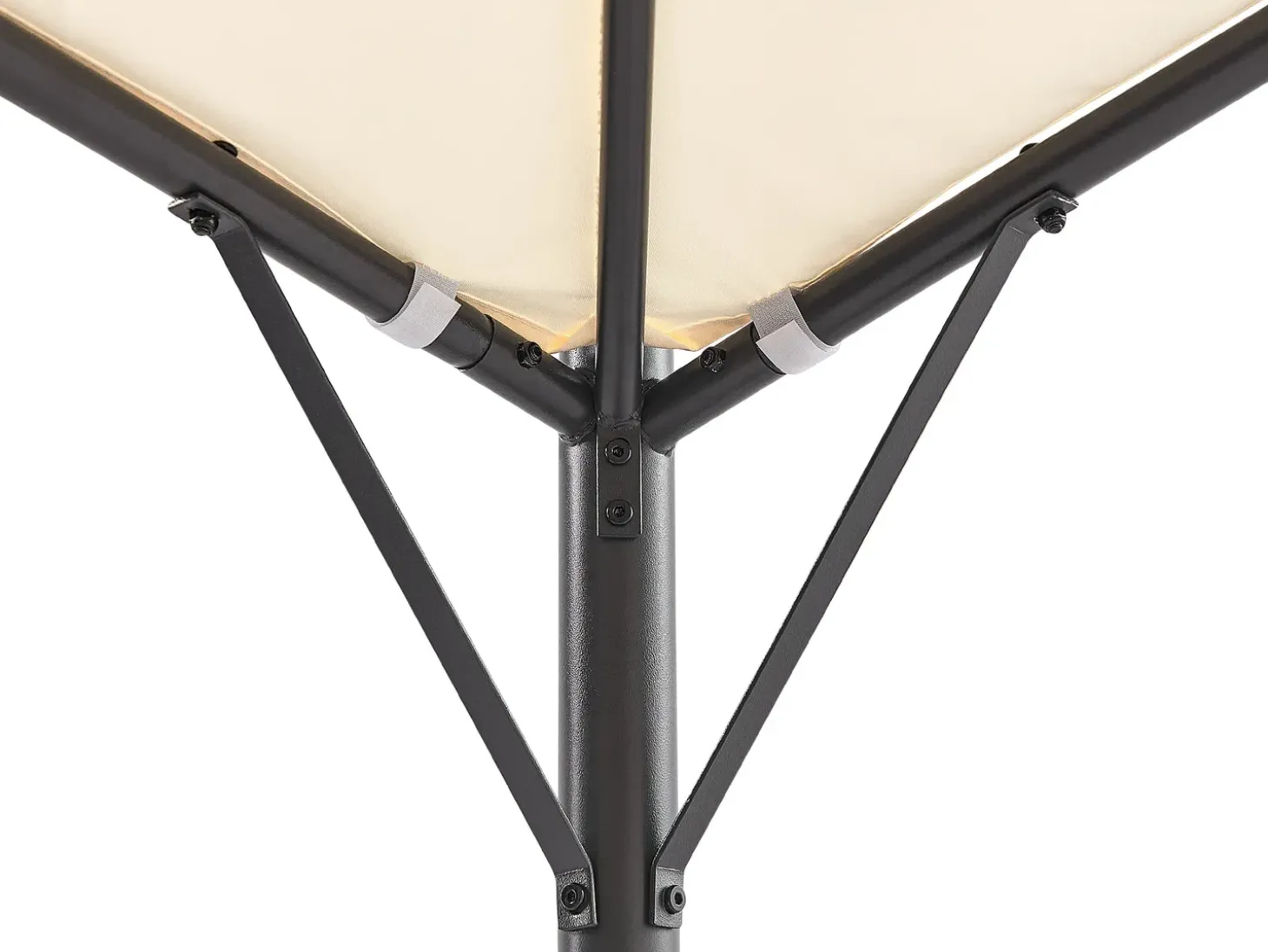 Lysthus VOMERO Metal 305 cm 305 cm Beige