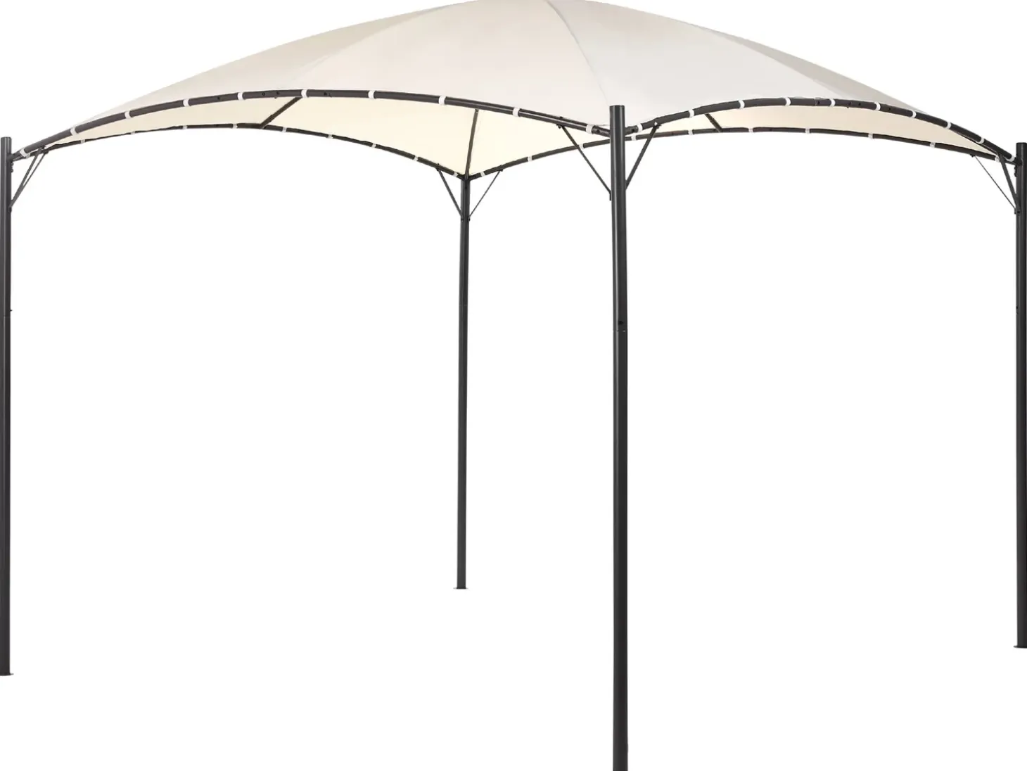 Lysthus VOMERO Metal 305 cm 305 cm Beige