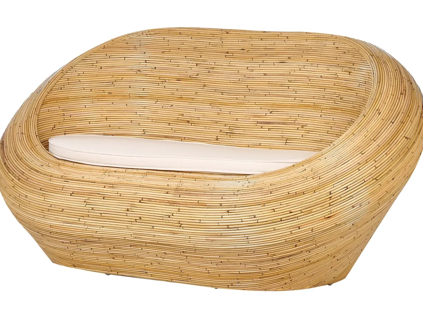 MAIORI 4 personers havesofasæt Naturlig Rattan