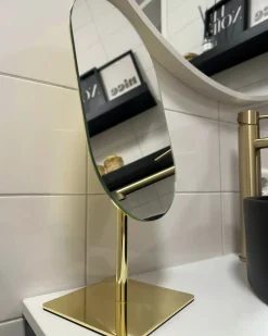 Makeup spejl CANTAL Guld