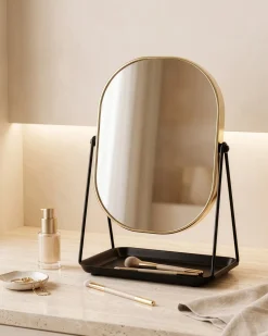 Makeup spejl CORREZE Guld