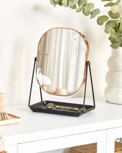 Makeup spejl CORREZE Rosa guld