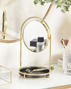 Makeup spejl INDRE Guld