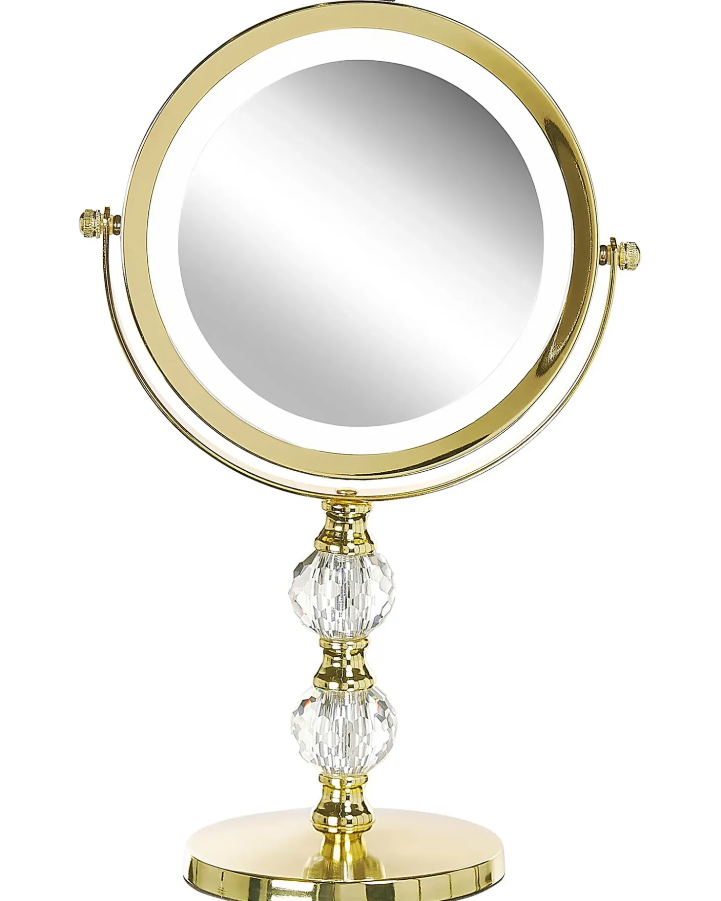 Makeup spejl LED CLAIRA Guld