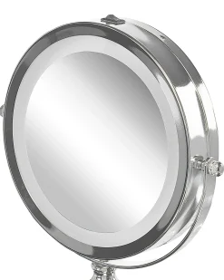 Makeup spejl LED CLAIRA Sølv