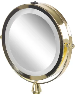 Makeup spejl LED MAURY Guld