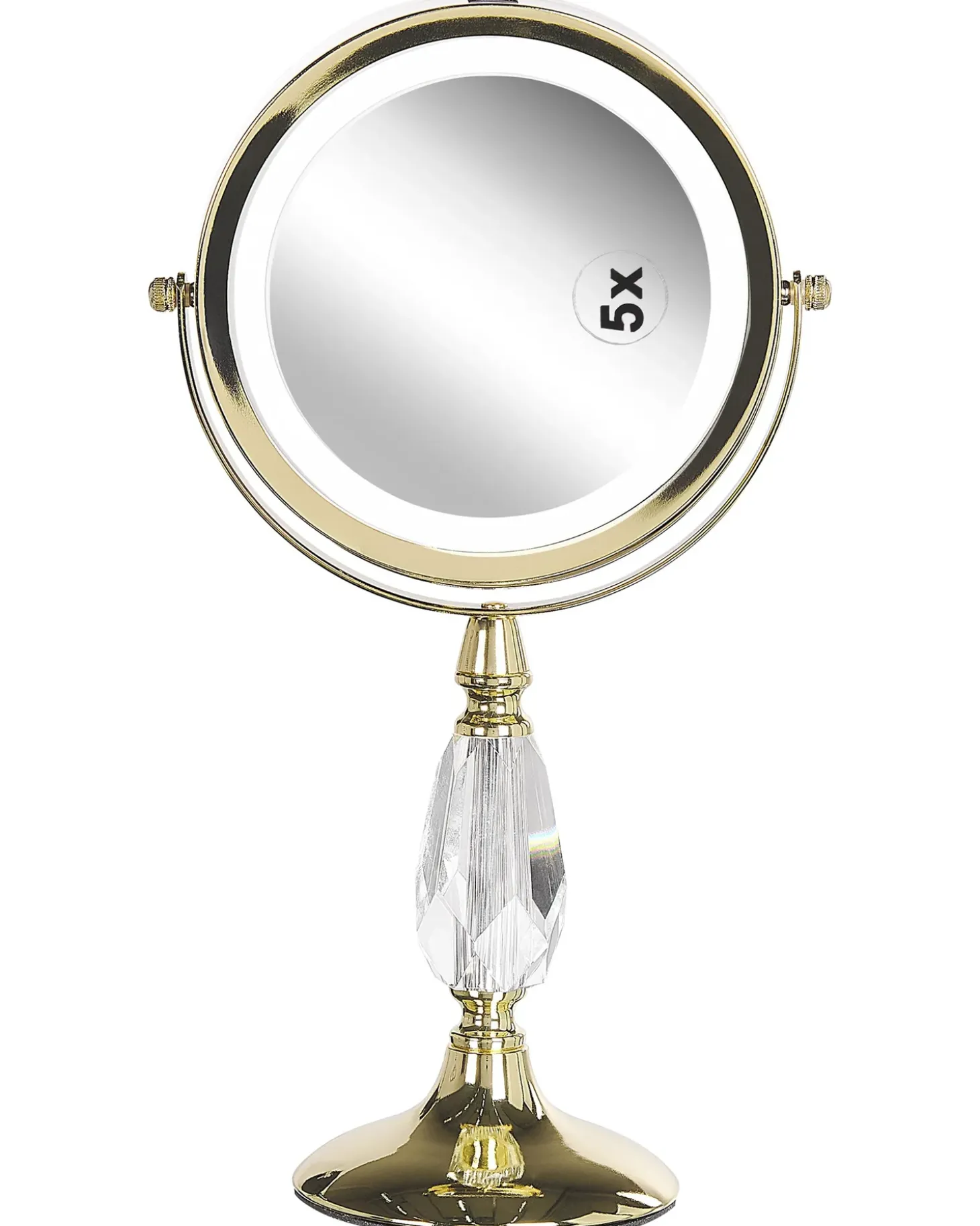 Makeup spejl LED MAURY Guld