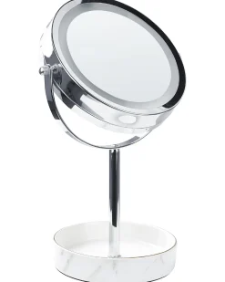 Makeup spejl LED SAVOIE Hvid/sølv