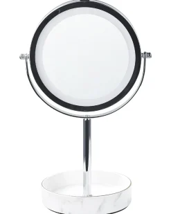Makeup spejl LED SAVOIE Hvid/sølv