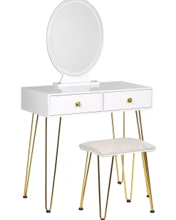 Makeup Bord CAEN LED Hvid