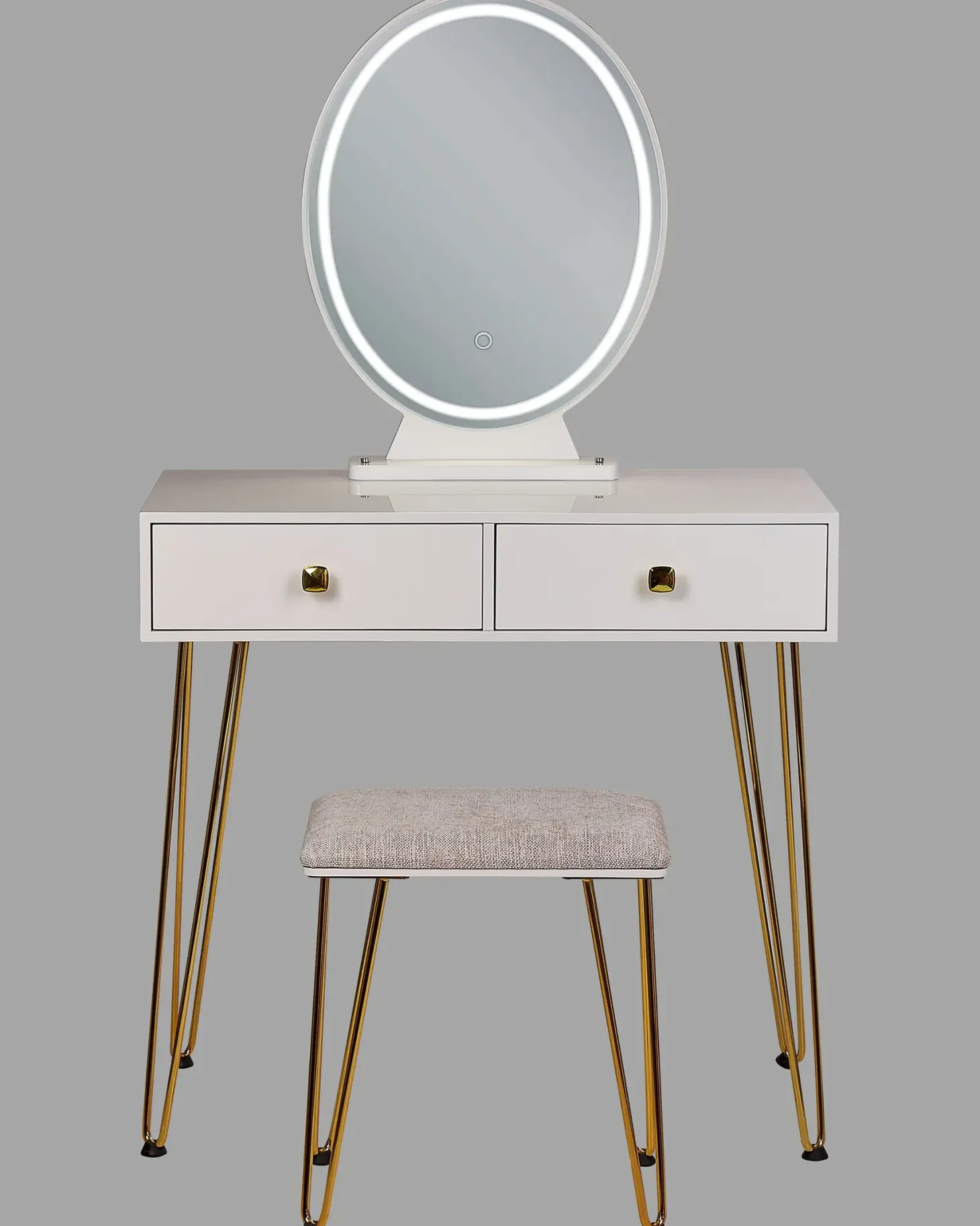 Makeup Bord CAEN LED Hvid