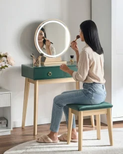 Makeup Bord FEDRY LED Smaragdgrøn