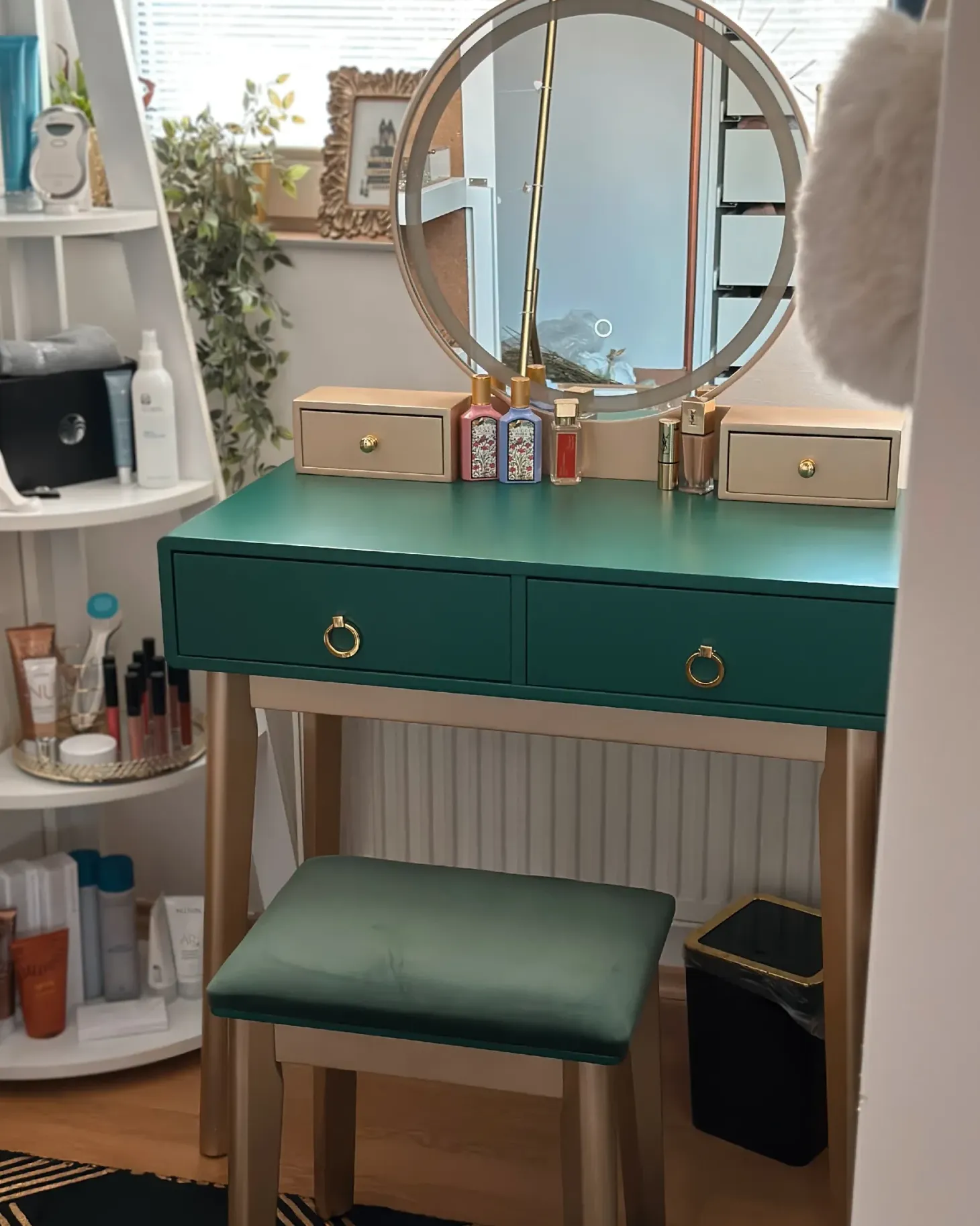 Makeup Bord FEDRY LED Smaragdgrøn