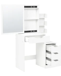 Makeup Bord GATINEAU Hvid