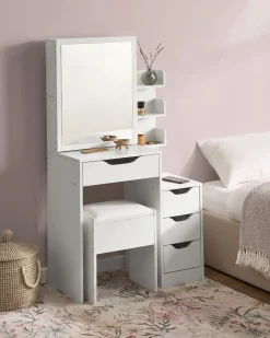 Makeup Bord GATINEAU Hvid