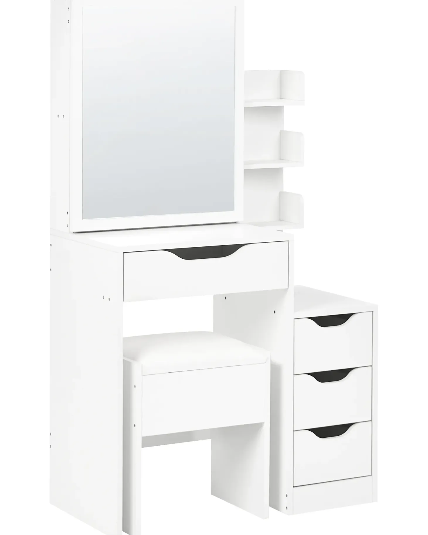 Makeup Bord GATINEAU Hvid