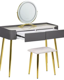 Makeup Bord SURIN LED Grå