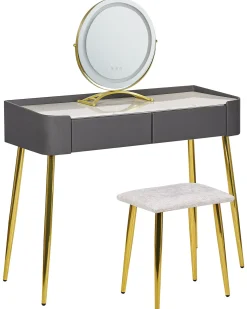 Makeup Bord SURIN LED Grå