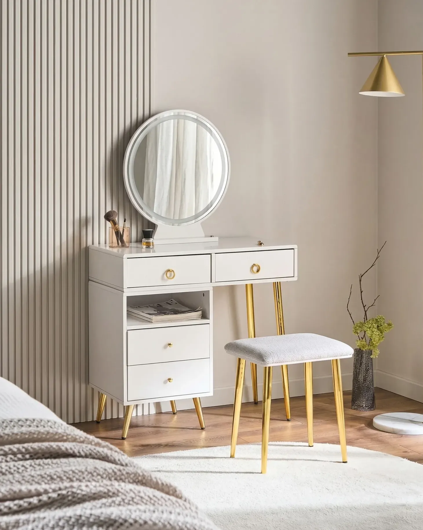 Makeup Bord YVES LED Hvid