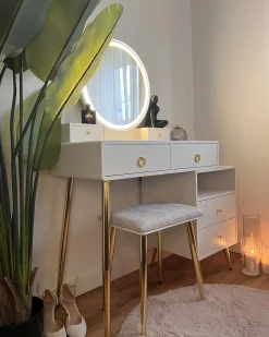Makeup Bord YVES LED Hvid