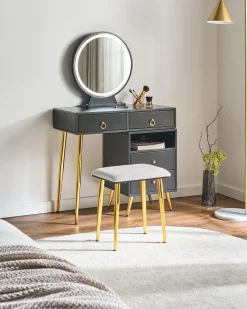Makeup Bord YVES LED Sort